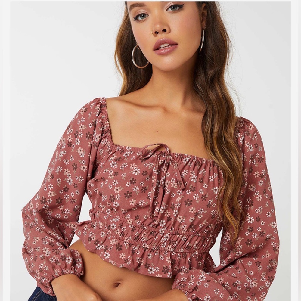 ARDENE Floral Off-Shoulder Top
